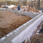 Advanced Insulation Spray-In Insulation around Concrete Block Foundation