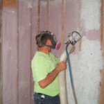 Advanced Insulation Applying Spray Foam to Walls