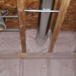 foam applied to rim joists